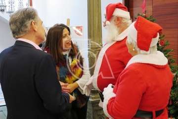 Música e ilusión en grandes dosis para recibir a Papá y Mamá Noel en Los Llanos (Foto TA)
